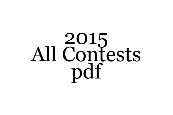 2015 All Contests
