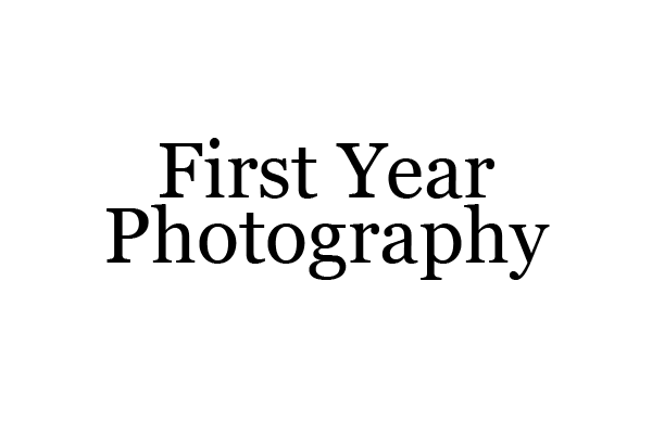 First Year Photography