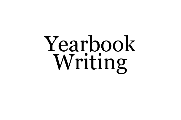 Yearbook Copy Writing