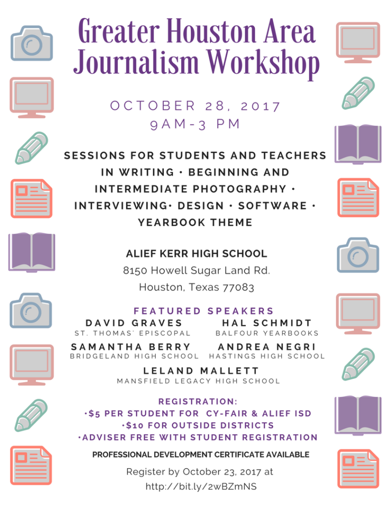 Workshop: Houston, Oct. 28