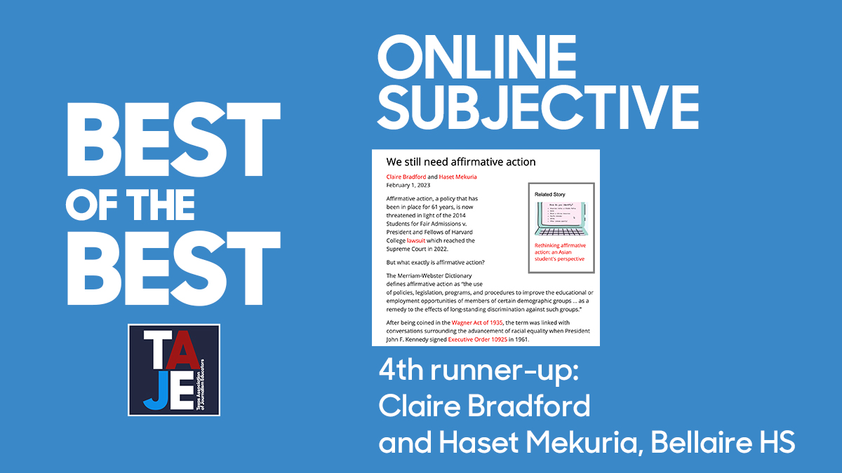 2023 Best of the Best in Broadcast, Online, Print
