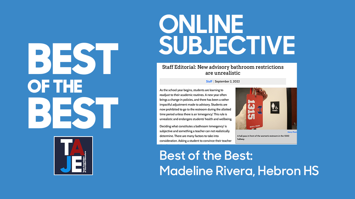 2023 Best of the Best in Broadcast, Online, Print