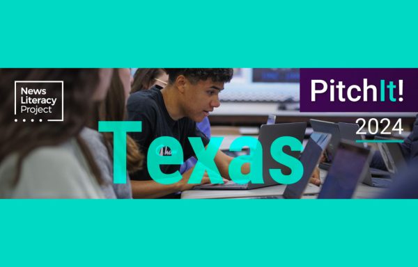 TAJE partners with the News Literacy Project on PitchIt! student essay contest due April 15